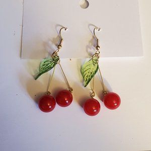 Adorable Cherry Earrings
